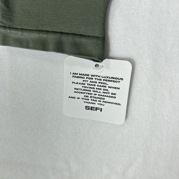 SEFI Timeless Leggings 7/8 - Smoked Olive Size Medium Org. $100 - Picture 3 of 11